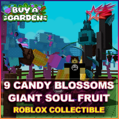 9 CANDY BLOSSOM TREES & GIANT SOUL FRUIT TREE