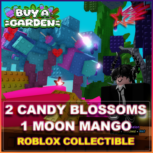 2 CANDY BLOSSOM TREES & MOON MANGO TREE